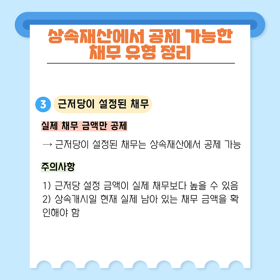 근저당이 설정된 채무